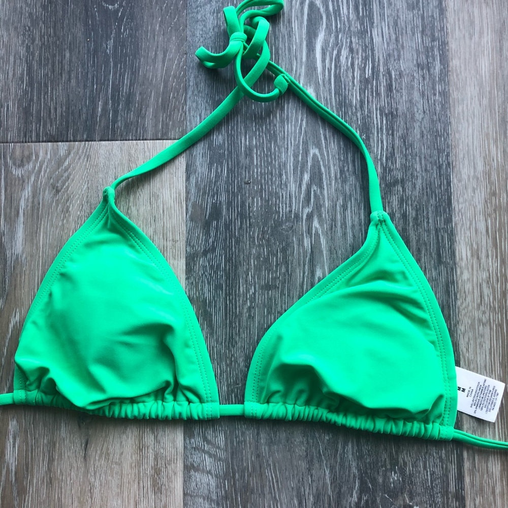 Green Bikini Top